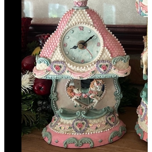 Rare Vintage 1978 Victorian Carousel Horse Collection 4- piece Matching Set - Picture 6 of 6